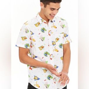 21 Nostalgia Nickelodeon Button Up